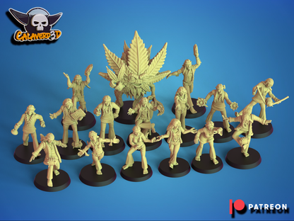 Wood Elves Team Flower Power Blood Fantasy Football Bowl 16 High Quality Miniatures Calaverd