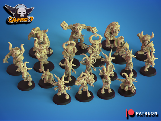 Chibi Chaos Chosen –  Team for Fantasy Football Miniature Games - Calaverd3D