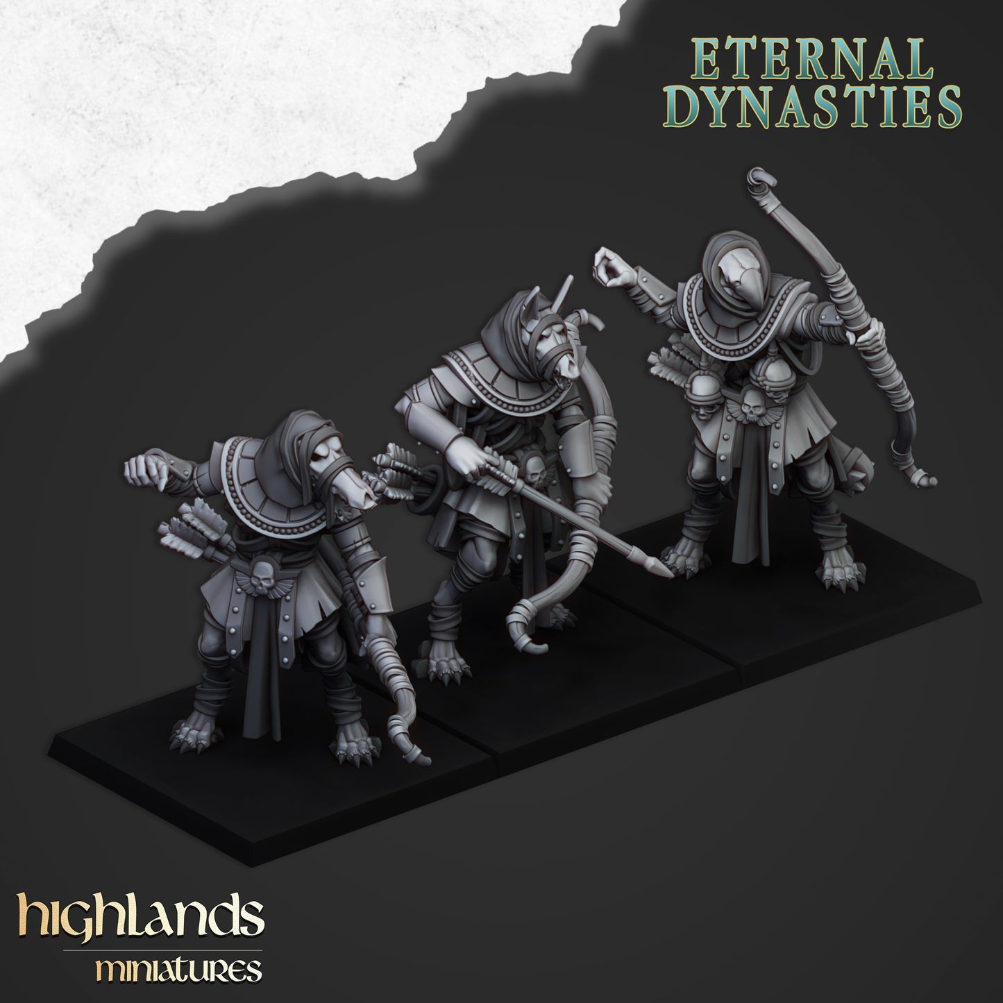 Tomb Kings Anubis Guard- Eternal Dynasties - Highlands Miniatures