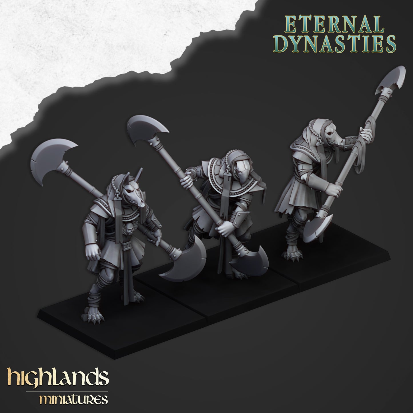 Tomb Kings Anubis Guard- Eternal Dynasties - Highlands Miniatures