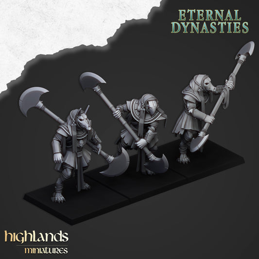 Tomb Kings Anubis Guard- Eternal Dynasties - Highlands Miniatures