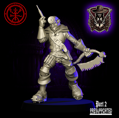 The Unexpected Inquisition Support Team - 12 High-Quality 3D Print Human Miniatures | Blood Fantasy Football Bowl | Torchlight Models