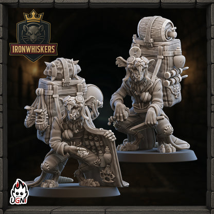 IronWhisker – Ratmen Team– High Quality Miniatures for Fantasy Football Game – Ugni Miniatures - TheMajorLab