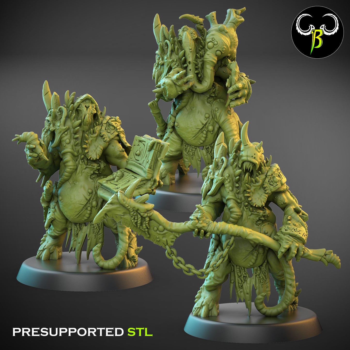 Apostle of Decay squad - Dark Legion - Chaos Army - Clay Beast Creations