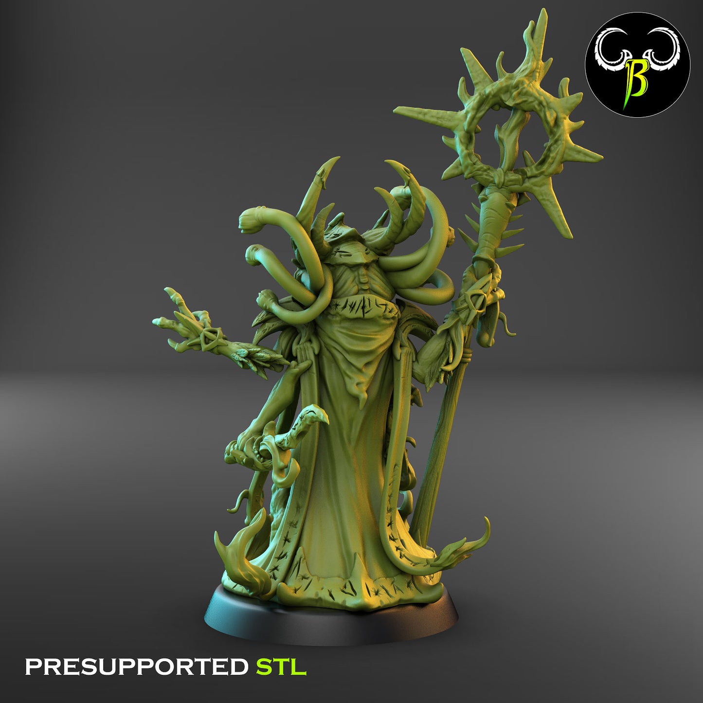 Apostle of Divination - Dark Legion - Chaos Army - Clay Beast Creations