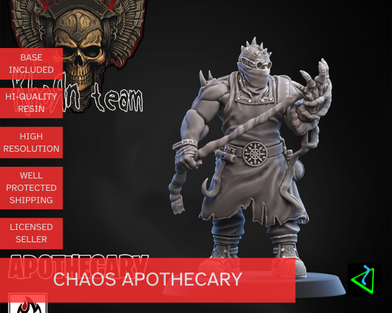 Chaos Apothecary Khorne Miniatures Fantasy Football UGNI Miniatures