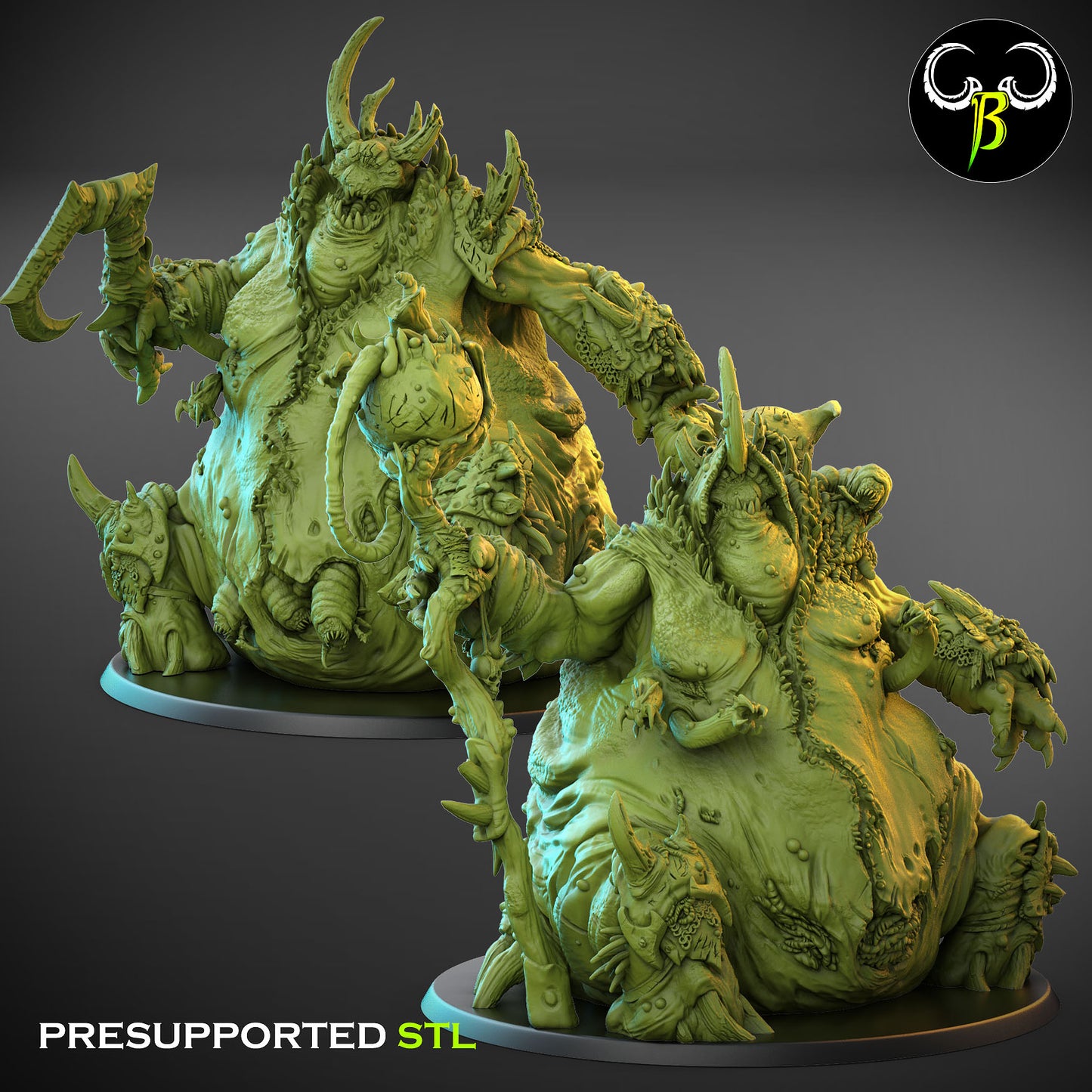 Arch desecrator squad - Dark Legion - Chaos Army - Clay Beast Creations