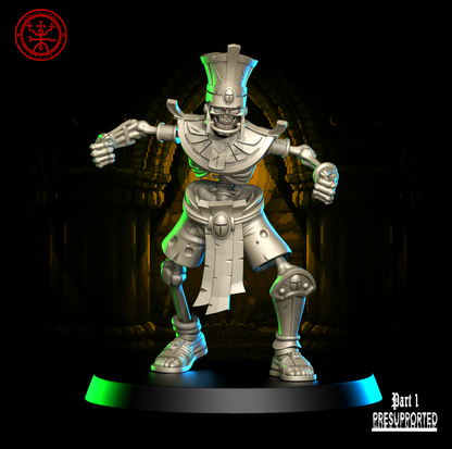 The Osteopharaosis Tomb Kings Team for Fantasy Football Miniature Tabletop Game Torchlight Models