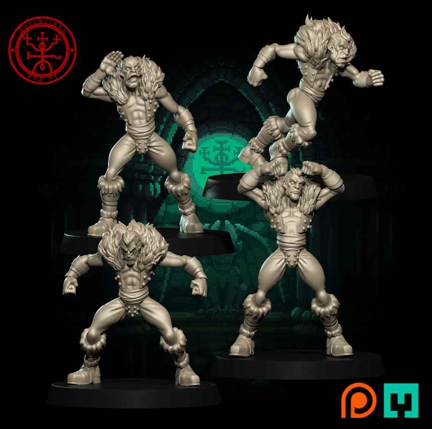 Imperial Circus – Humans High Quality Miniatures for Fantasy Football Game by Torchlight Models