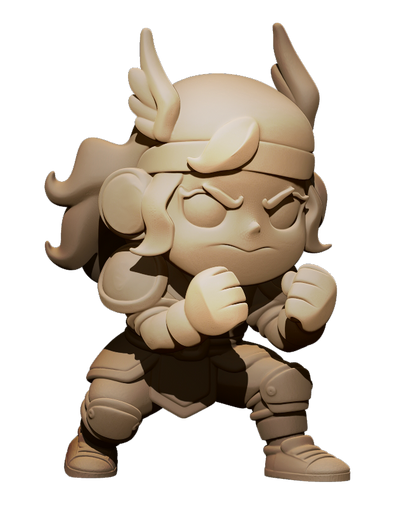 Chibi Amazons – Amazon Fantasy Football Team – High Quality Resin Miniatures – Big Head Chibi