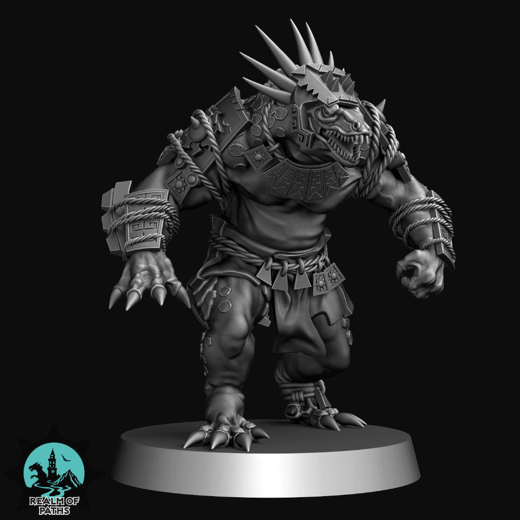 Cold Blooded – 16 High-Quality 3D Print Lizardmen Miniatures | Blood Fantasy Football Bowl | Realm of Paths