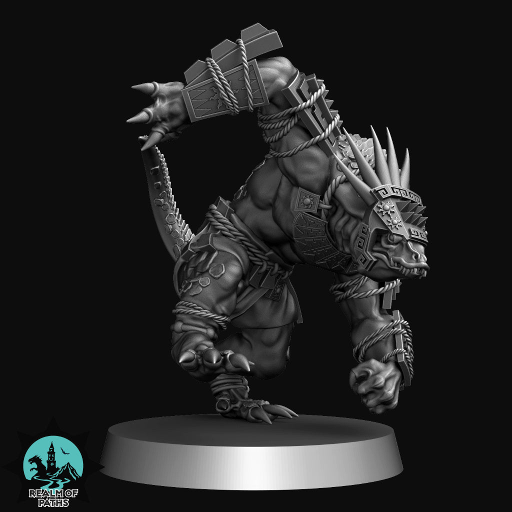 Cold Blooded – 16 High-Quality 3D Print Lizardmen Miniatures | Blood Fantasy Football Bowl | Realm of Paths