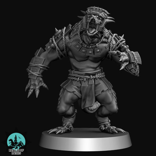 Cold Blooded – 16 High-Quality 3D Print Lizardmen Miniatures | Blood Fantasy Football Bowl | Realm of Paths