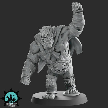 ORCSLAM MANIA - Orc Team for Fantasy Football Miniature Tabletop Game - Realm of paths - TheMajorLab