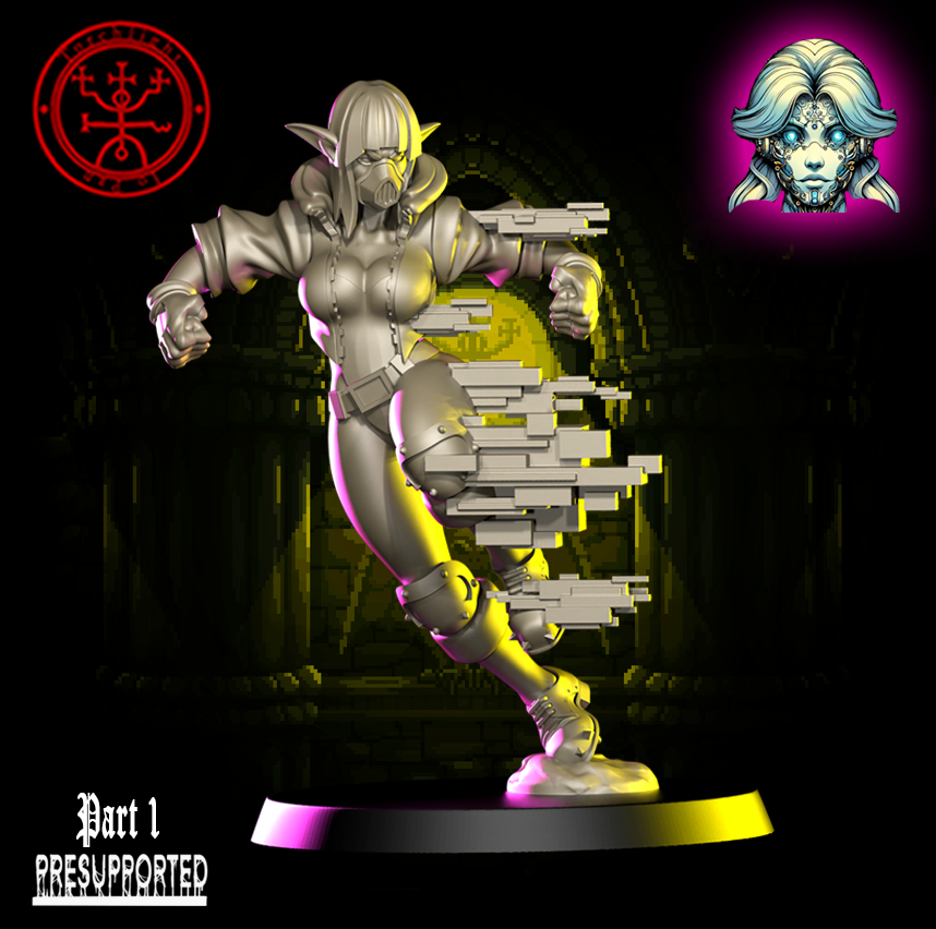 The Zonerunners – Elven Blood Fantasy Football Bowl Team (15 Miniatures, High Quality Resin, Torchlight)