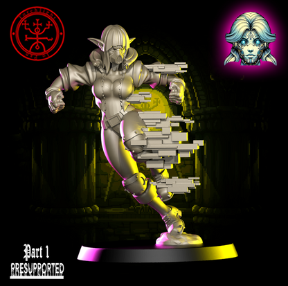 The Zonerunners – Elven Blood Fantasy Football Bowl Team (15 Miniatures, High Quality Resin, Torchlight)