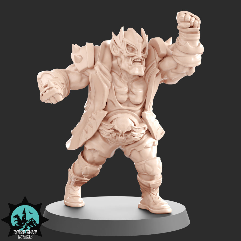 ORCSLAM MANIA - Orc Team for Fantasy Football Miniature Tabletop Game - Realm of paths - TheMajorLab