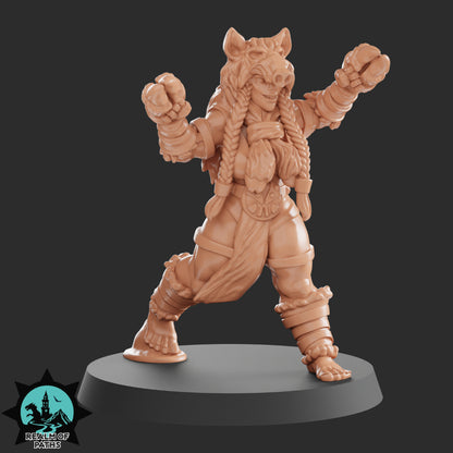 AMAROCK Amazon Team for Fantasy Football Tabletop Miniature Game Realm of paths - TheMajorLab