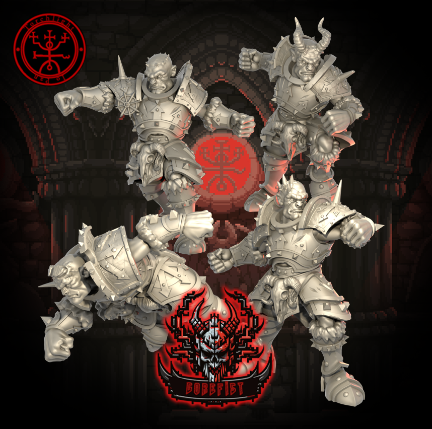 GOREFIST Chaos Born Team for Fantasy Football Miniature Tabletop Game Torchlight Models