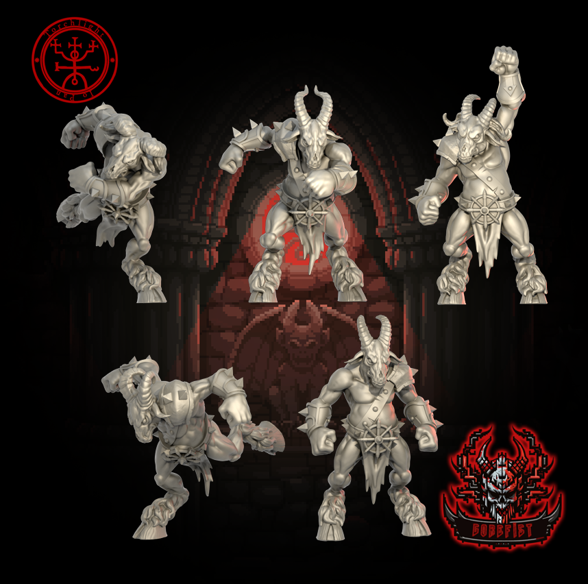 GOREFIST Chaos Born Team for Fantasy Football Miniature Tabletop Game Torchlight Models