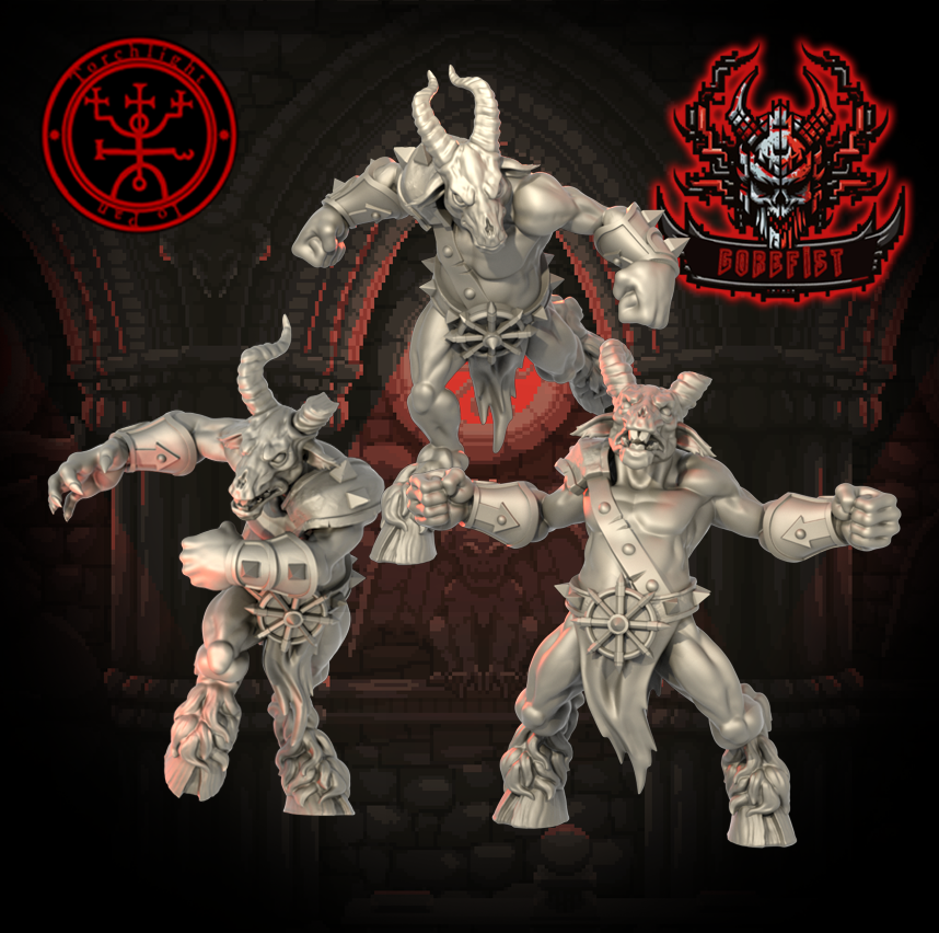 GOREFIST Chaos Born Team for Fantasy Football Miniature Tabletop Game Torchlight Models