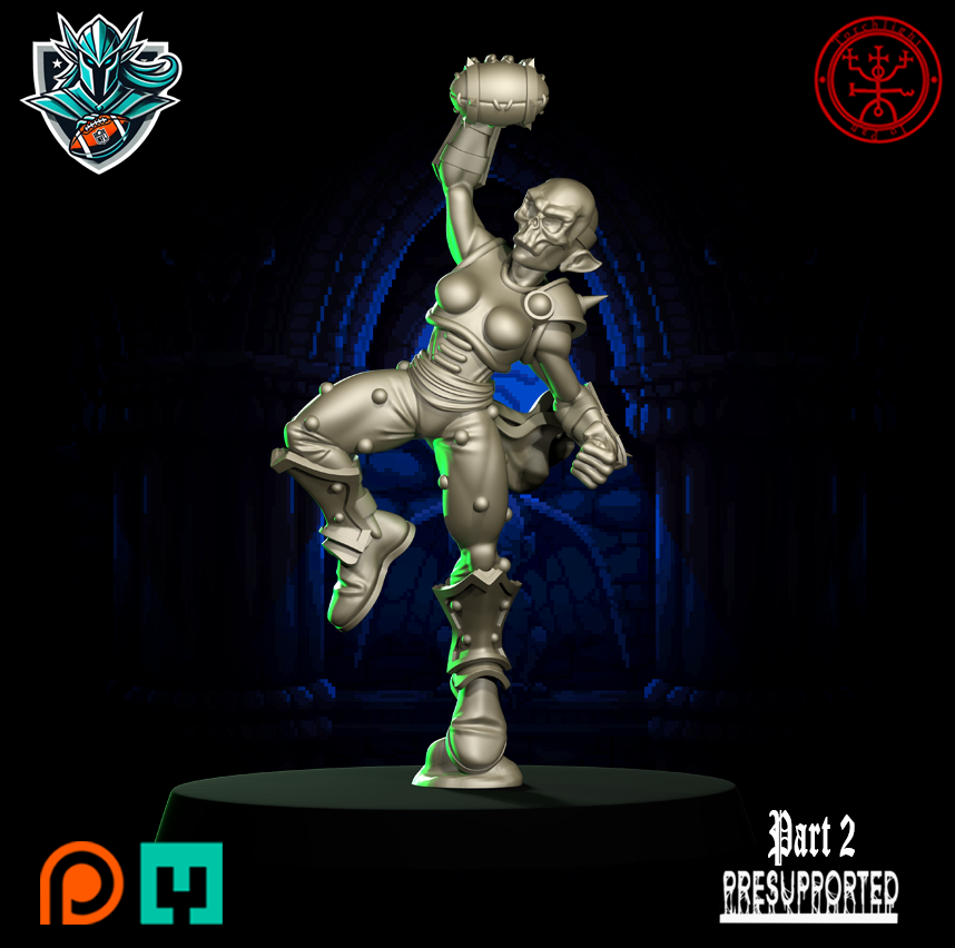 The Pro Eleven Alliance Team for Fantasy Football Miniature Tabletop Game Torchlight Models