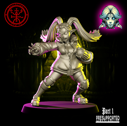 The Zonerunners – Elven Blood Fantasy Football Bowl Team (15 Miniatures, High Quality Resin, Torchlight)