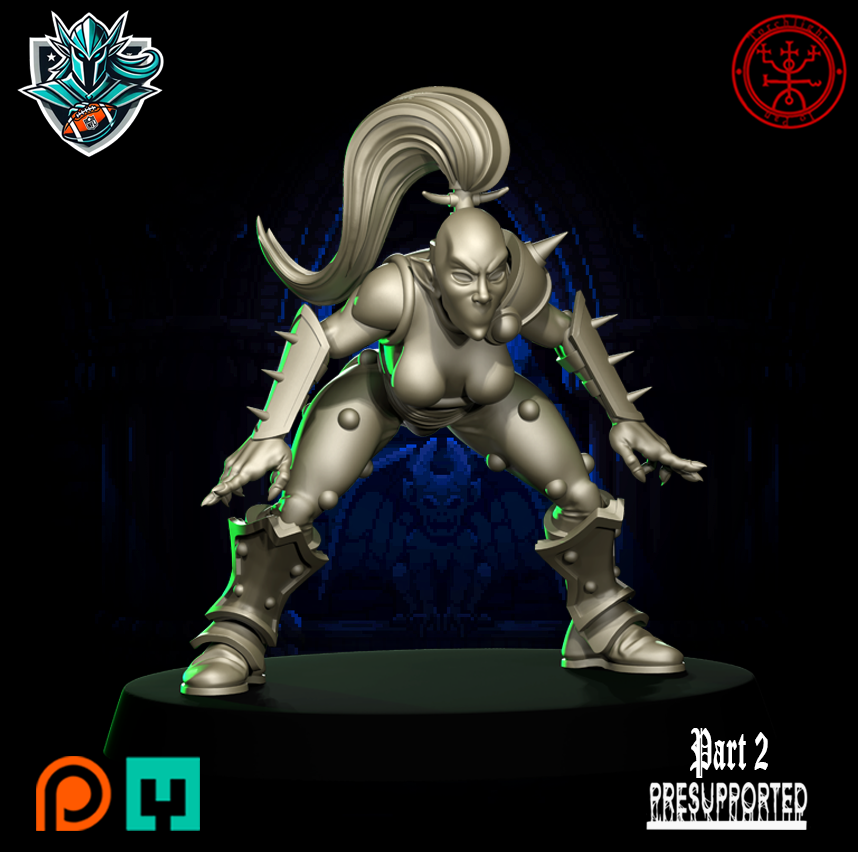 The Pro Eleven Alliance Team for Fantasy Football Miniature Tabletop Game Torchlight Models