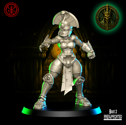 The Osteopharaosis Tomb Kings Team for Fantasy Football Miniature Tabletop Game Torchlight Models