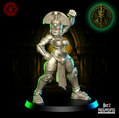 The Osteopharaosis Tomb Kings Team for Fantasy Football Miniature Tabletop Game Torchlight Models