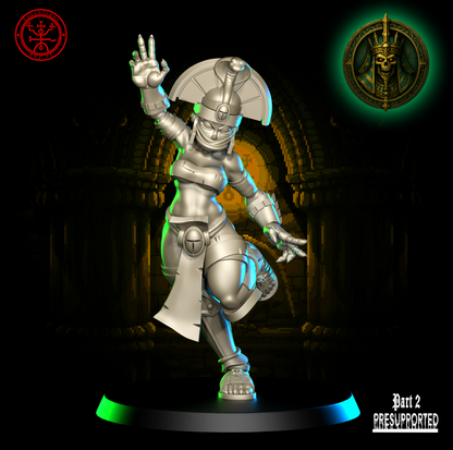 The Osteopharaosis Tomb Kings Team for Fantasy Football Miniature Tabletop Game Torchlight Models