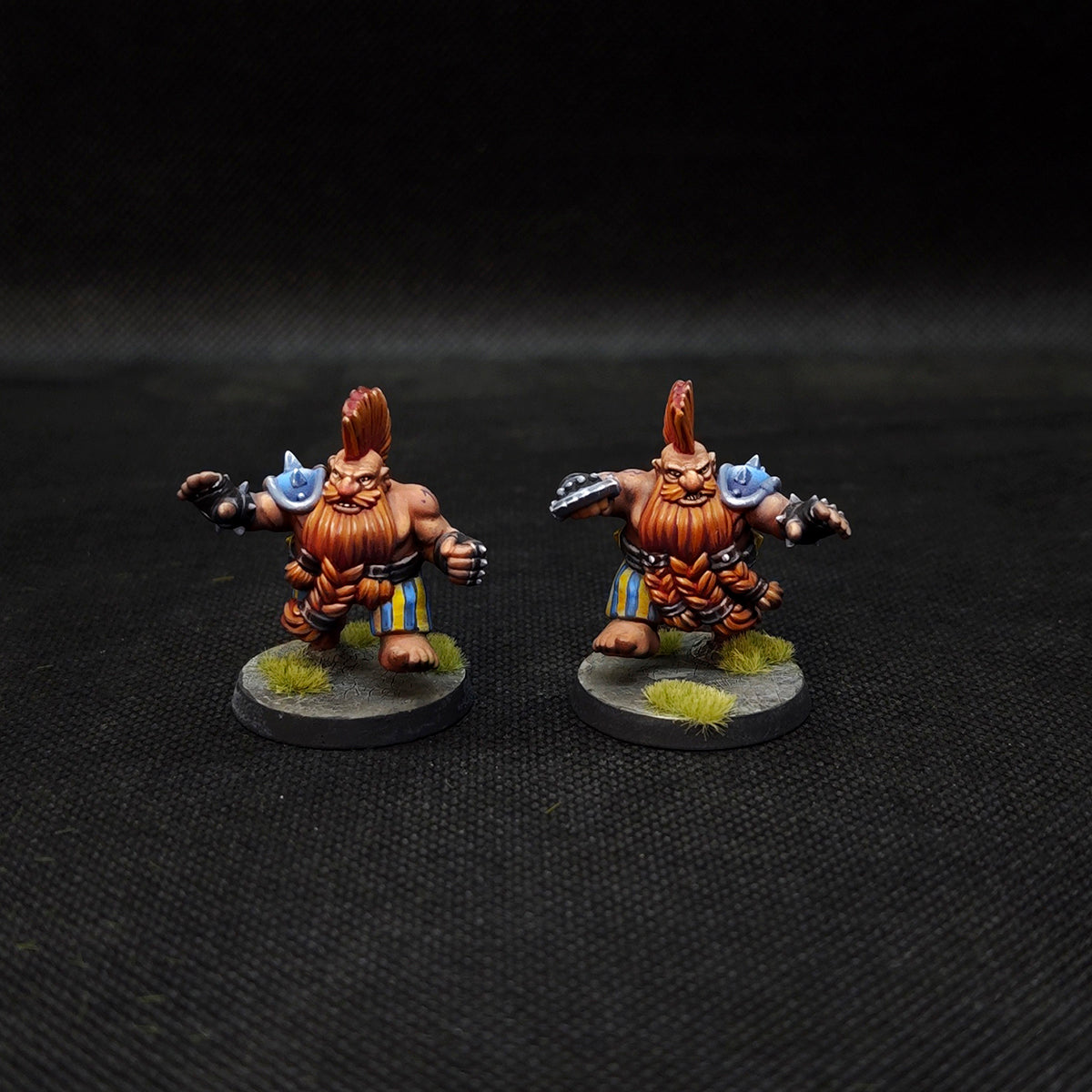 Dwarf Team for Fantasy Football Miniature Tabletop Game Txarli Factory