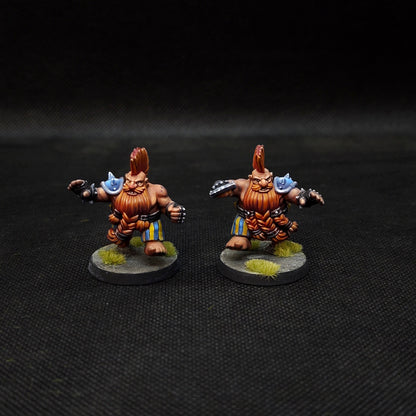 Dwarf Team for Fantasy Football Miniature Tabletop Game Txarli Factory