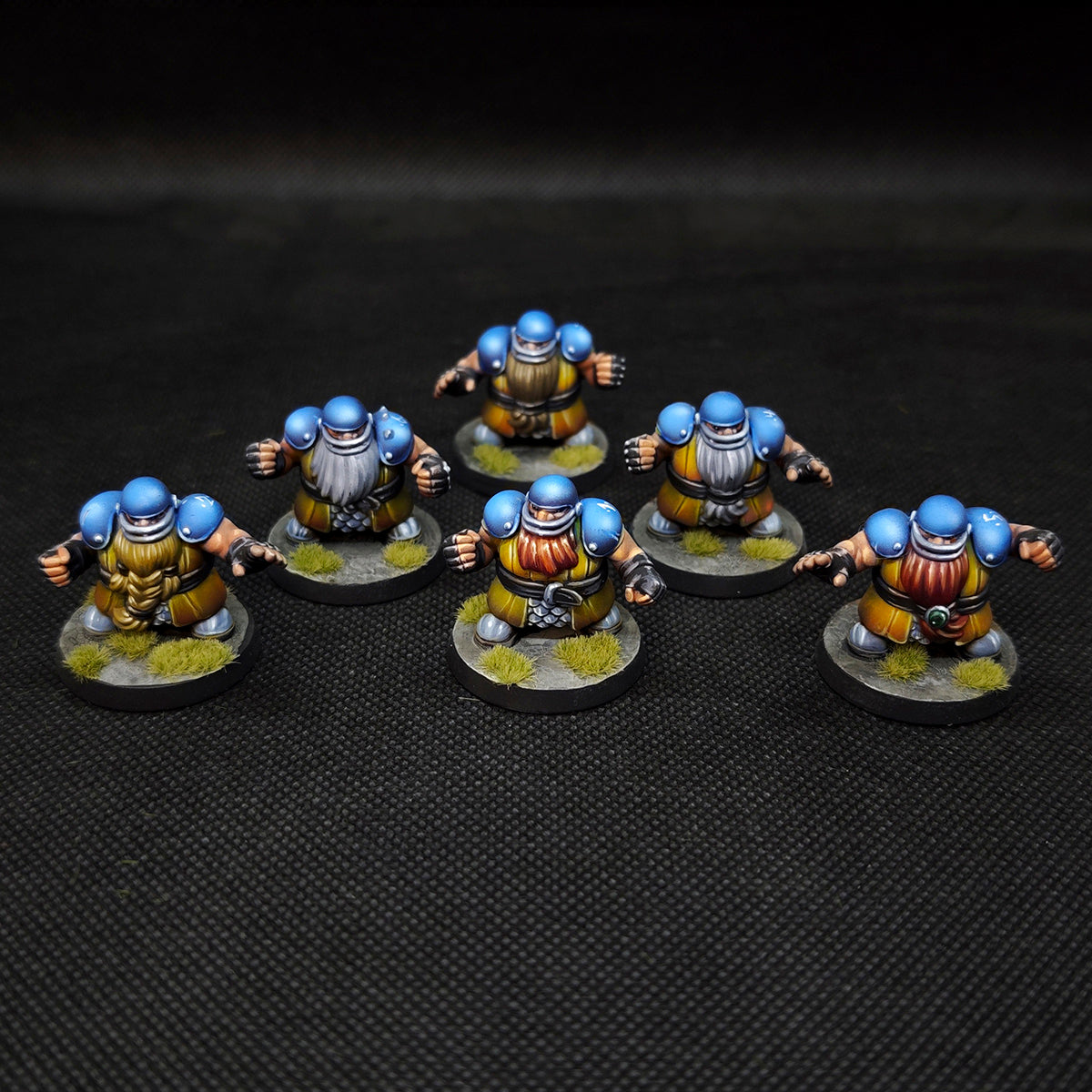 Dwarf Team for Fantasy Football Miniature Tabletop Game Txarli Factory