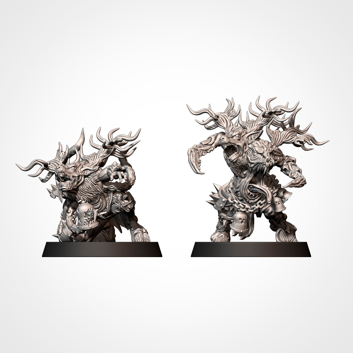 Fantasy Football tabletop miniatures of RotSpawn with intricate details, perfect for Plague Chaos Team gameplay.