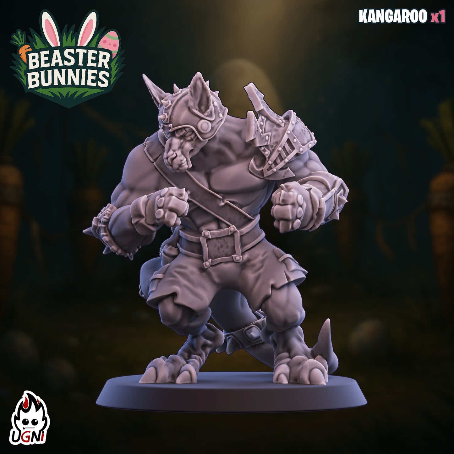 Easter Bunnies - Human Team for Fantasy Football Tabletop Games - UGNI Miniatures
