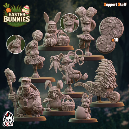 Easter Bunnies - Frogmen Team for Fantasy Football Tabletop Games - UGNI Miniatures - TheMajorLab