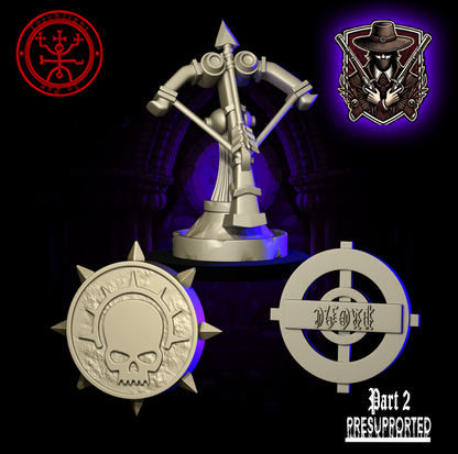 The Unexpected Inquisition Support Team - 12 High-Quality 3D Print Human Miniatures | Blood Fantasy Football Bowl | Torchlight Models