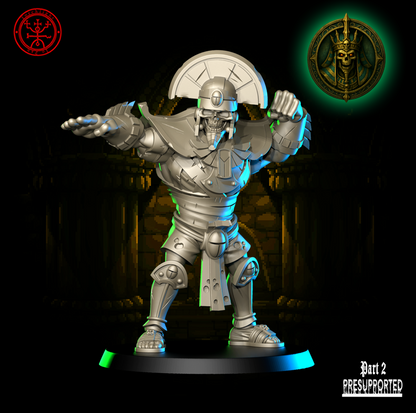 The Osteopharaosis Tomb Kings Team for Fantasy Football Miniature Tabletop Game Torchlight Models