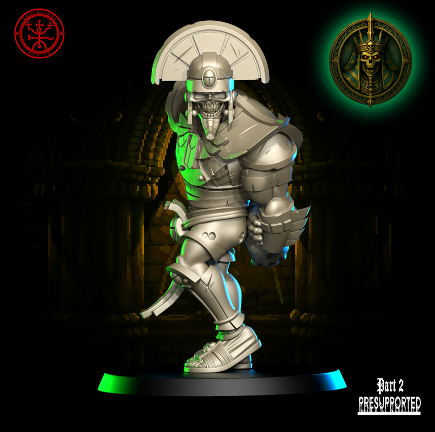 The Osteopharaosis Tomb Kings Team for Fantasy Football Miniature Tabletop Game Torchlight Models