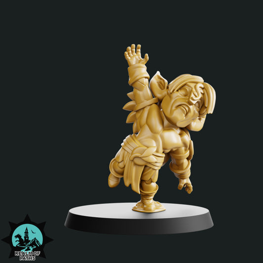 The Forest Wood Elves Chibi Style Fantasy Football Team 16 High Quality Miniatures Realm of paths