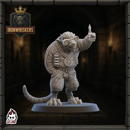 IronWhisker – Ratmen Team– High Quality Miniatures for Fantasy Football Game – Ugni Miniatures - TheMajorLab