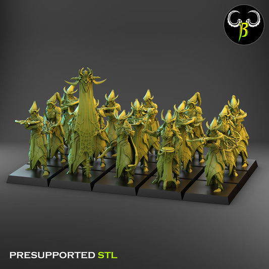 Ranged Cultist of the web - Cult of the EIGHT - Dark Elves army - Clay Beast Creations - TheMajorLab