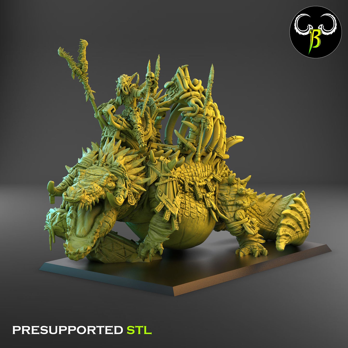 Def Jaws - HEDTAKA TRIBE - Orcs Army - Clay Beast Creations