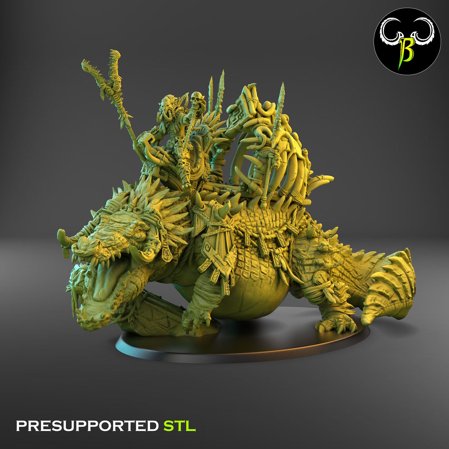Def Jaws - HEDTAKA TRIBE - Orcs Army - Clay Beast Creations - TheMajorLab