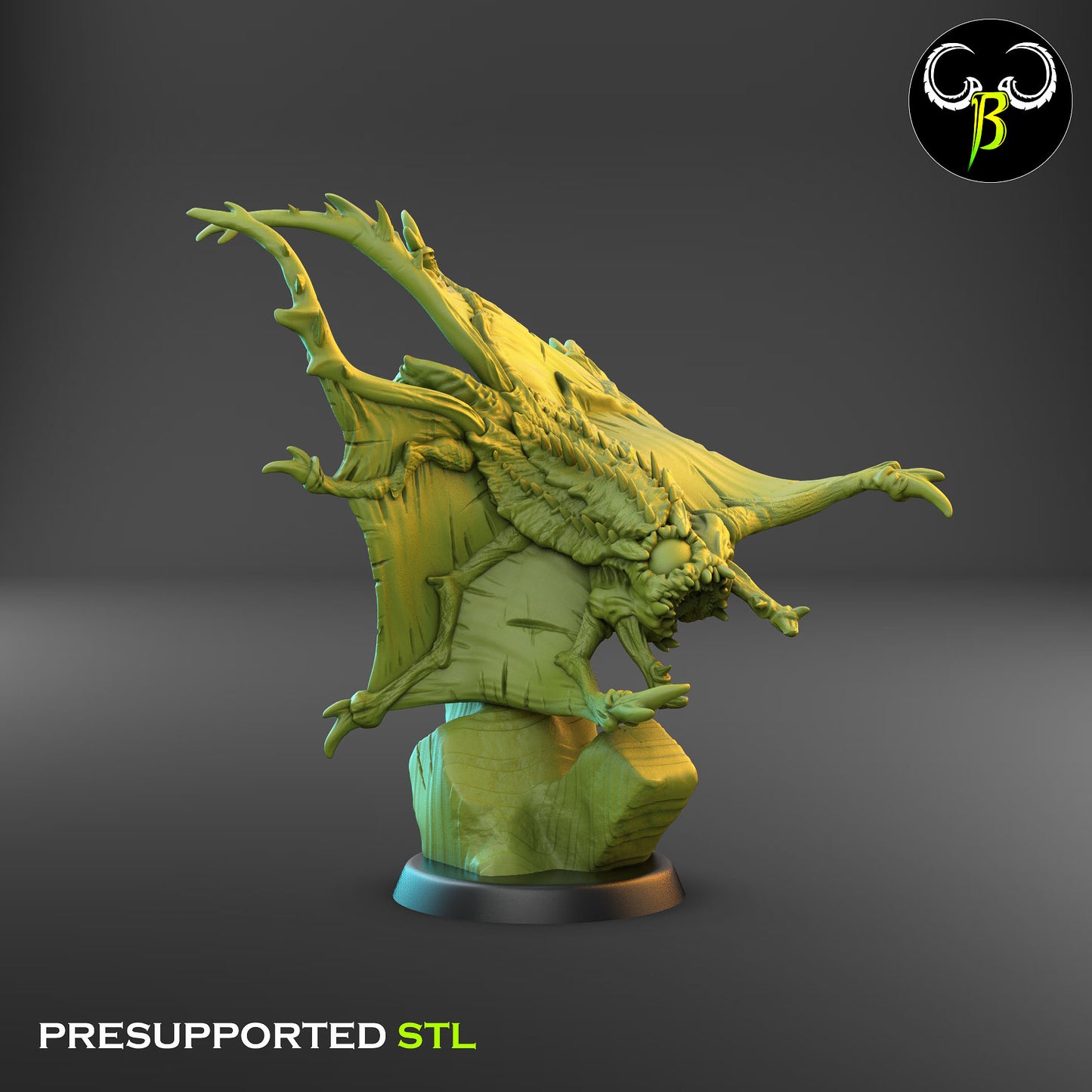 Devil Glider Squad - Dark Legion - Chaos Army - Clay Beast Creations