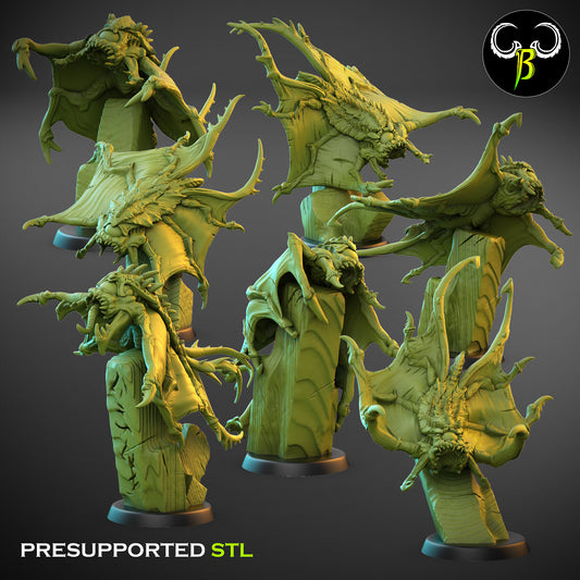 Devil Glider Squad - Dark Legion - Chaos Army - Clay Beast Creations