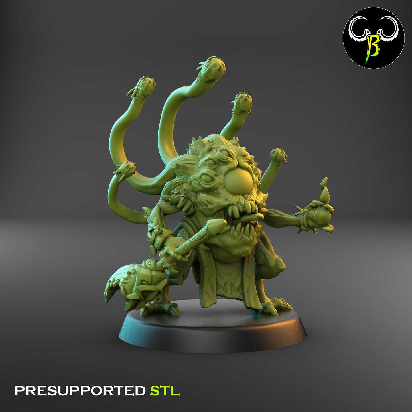 DiscEyeples Squad - Dark Legion - Chaos Army - Clay Beast Creations