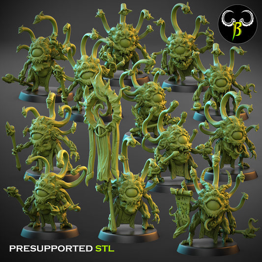 DiscEyeples Squad - Dark Legion - Chaos Army - Clay Beast Creations