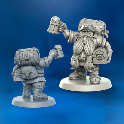 Steam Boys Dwarf Dwarves team Fantasy Football Punga Miniatures